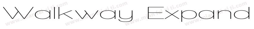 Walkway Expand UltraBold字体转换